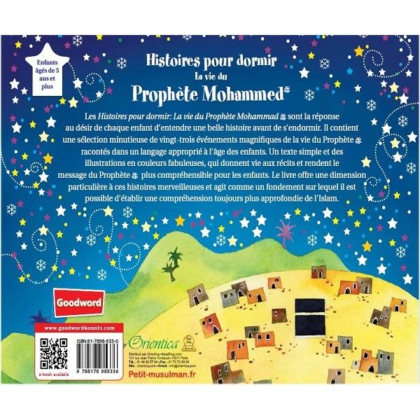 Histoires pour dormir La vie du Prophète Mohammed - Saniyasnain Khan - Oriental Flowers