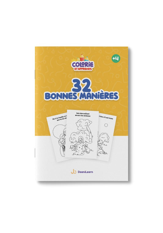 32 bonnes manière coloriage